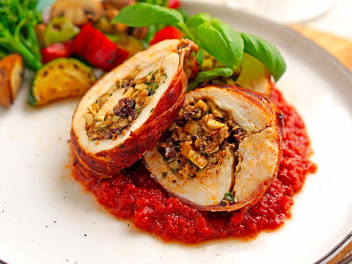 Mediterran gefüllte Hühnerbrust | Rezepte | EinStückLand Mediterran gefüllte Hühnerbrust | Rezepte | EinStückLand